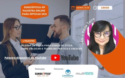 5ª SINDIÓPTICA-SP PALESTRA ONLINE PARA ÓPTICAS