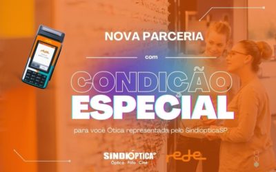 Nova parceria: SindiópticaSP e Rede (maquininhas)