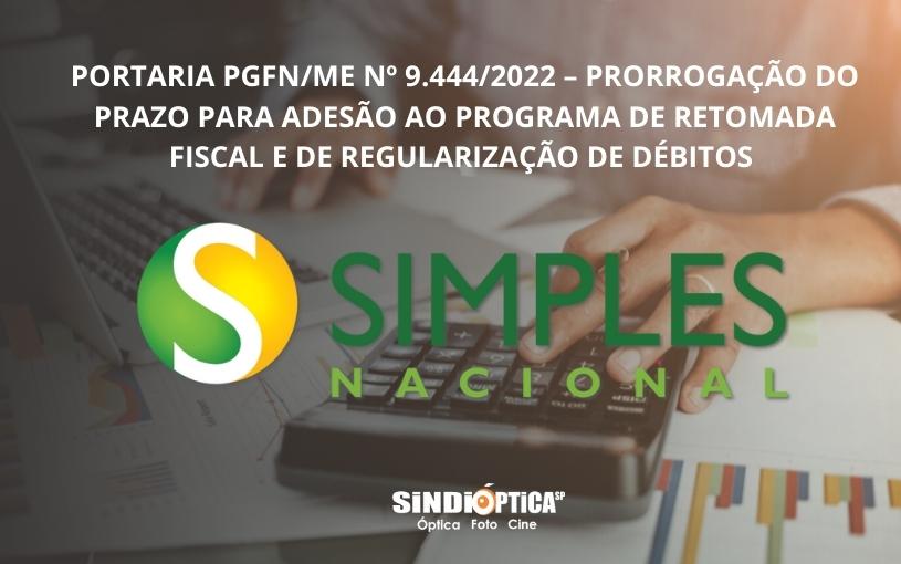 Prorrogação Do Prazo Para Adesão Ao Programa De Retomada Fiscal E De Regularização De Débitos Do 3504