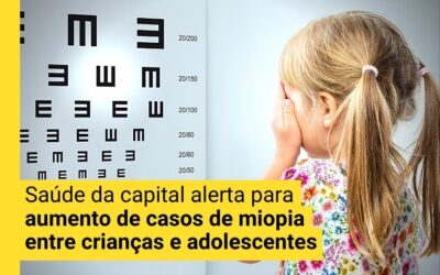 Secretaria Municipal da Saúde alerta para aumento de casos de miopia entre crianças e adolescentes