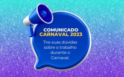 Comunicado: Carnaval de 2023