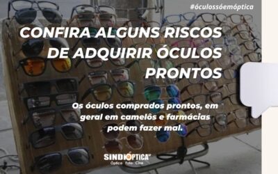 Confira alguns riscos de adquirir óculos prontos